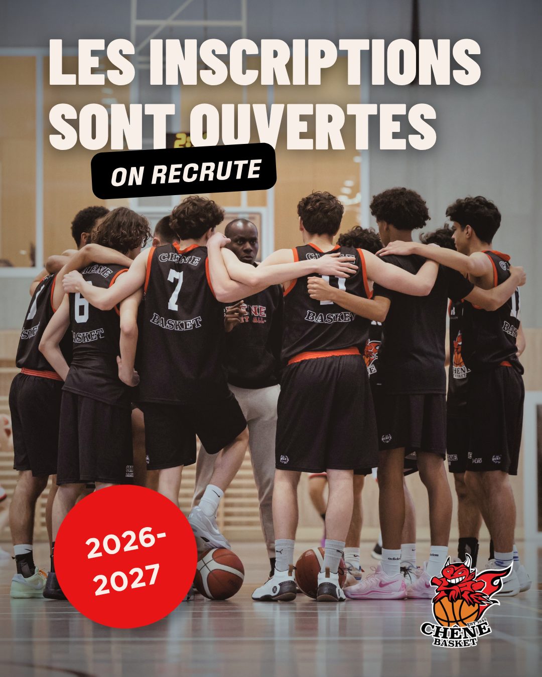 Ouverture des inscriptions pour la saison 2026-2027 (1)